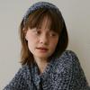 Cotton Crown Knit Headband_Blue