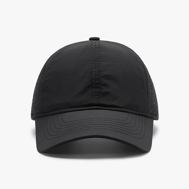 

Summers Spring Sunshade Nylon Baseball Hats Curved Brim Lady Mens Women Caps чёрный
