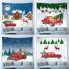 Christmas Snowman Luxury Tapestry Bedroom Living Room Home Christmas Decorative Tapestry