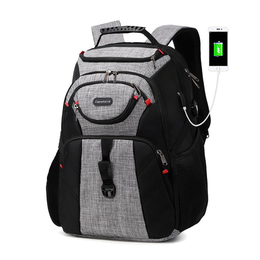 Travel Laptop Backpack 17 Inch Business Durable Backpack With USB Waterproof University Backpack For Men And Women
