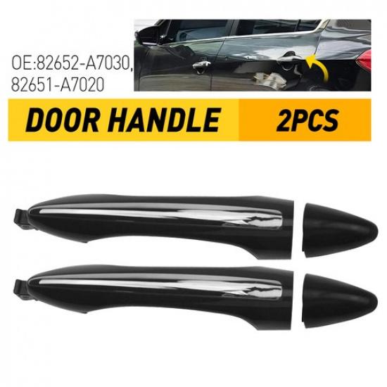 Fors Kia Forte Outer Outside Door Primed Handle Exterior Black Rear Left Right