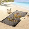 Golden Rooster France Design Beach Towel Quick-drying for Travel Outdoor Sports Jogging Beach and Swimming