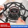 Gas Stove Rack Accessories Heavy Duty Carbon Steel Stove Stabilizer for Woks Pots Non-slip Universal Burner for Moka for Gas