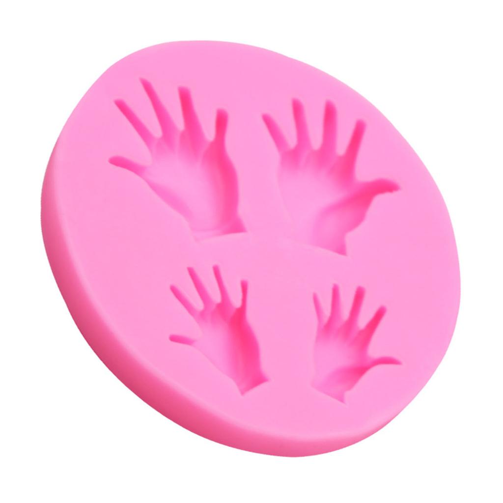 DIY Chocolate Moulds Dessert Mold Large and Small Palms Shaped Cake Decorating Tools Silicone Material for DIY Baking