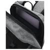 Under Armour 23L Versatile Durable Polyester Backpack Regular Men Backpacks Gray Black 1384462-025