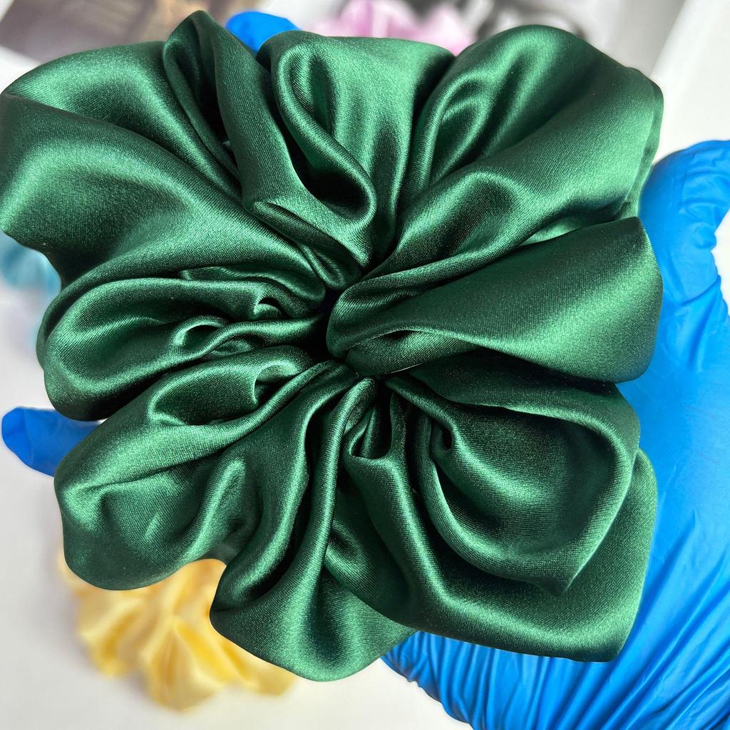 7cm Large Mulberry Silk Scrunchies - Luxury Hair Ties & Accessories