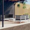 VidaXL Pine Wood Garden Lounge Set 5 Pcs with Cushions Patio Furniture Outdoor Furniture Garden Furniture Furniture of 3096023