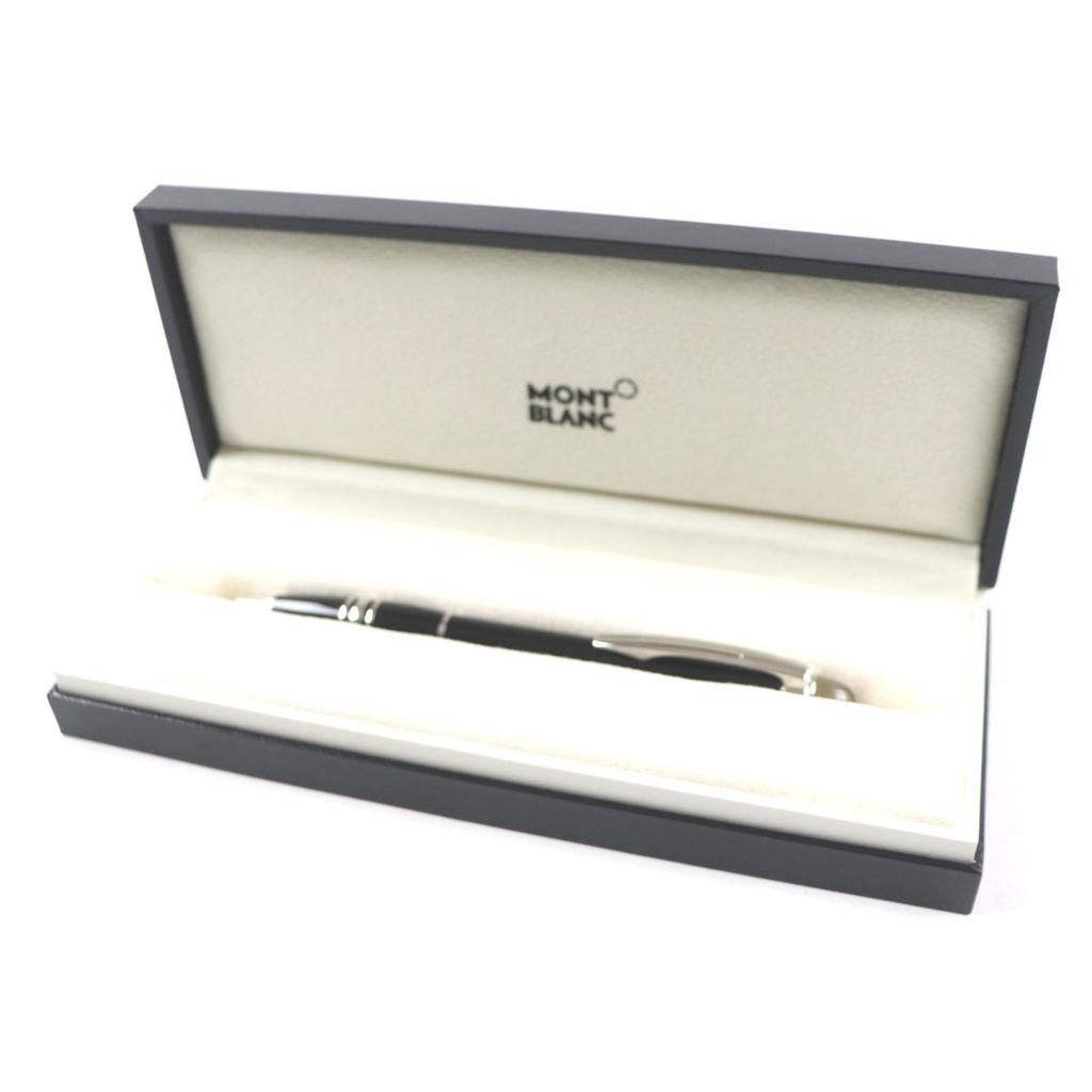 Excellent MONTBLANC Ballpoint pen Starwalker White Star Twist Type Black Silver mens Used