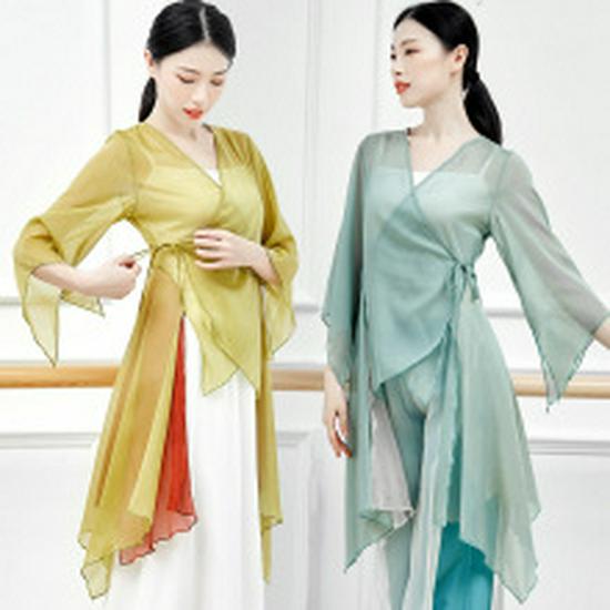 Women’s Irregular Chiffon Skirt Pants for Dance and Yoga