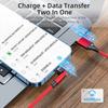 540-degree Rotating Magnetic Cable 3A Fast Charging Charger Usb Data Cable Compatible For Iphone Xiaomi Phone