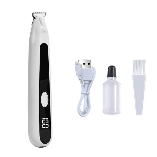 Trymer do łap psa Cichy Szerokie Ostrze Trymer do łap zwierząt Bezprzewodowy Elektryczny Trymer do pielęgnacji zwierząt na łapy Uszy Twarz Zad