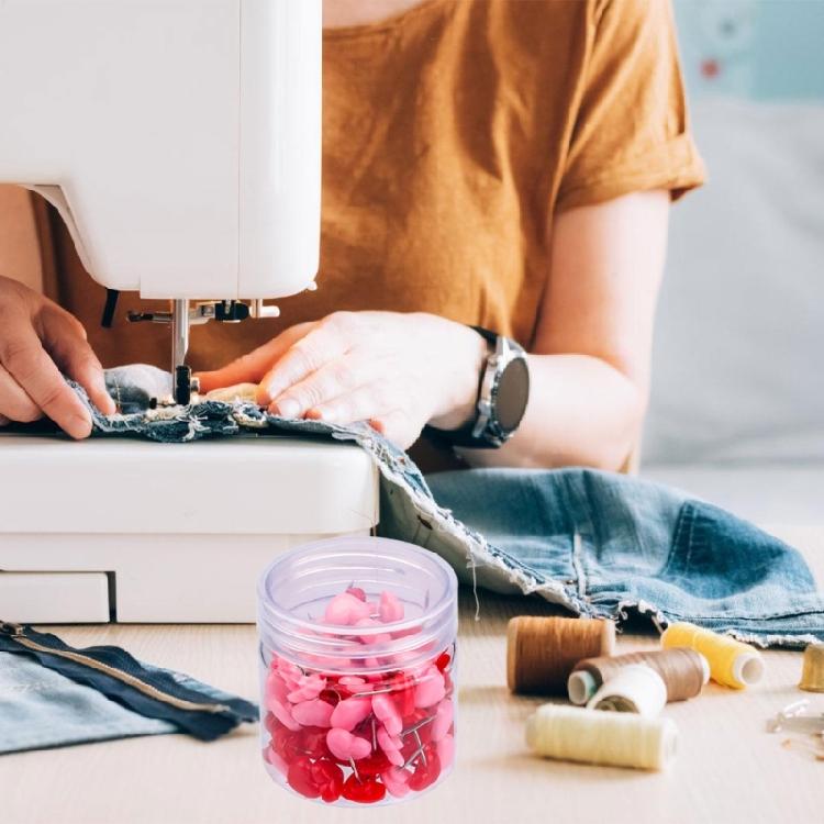 50/100/150Pcs Heart Push Pins Drawing Pins Cork Notice Board Pins Thumb Tacks for Display Picture Note Memos Poster