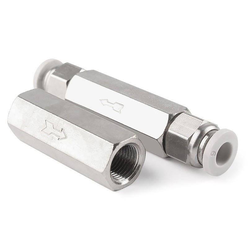 Metal Pneumatic Check Valve One Way BSP Thread 18 14 38 12 34 Air Compressor Pipeline Usage High Pressure Resistant