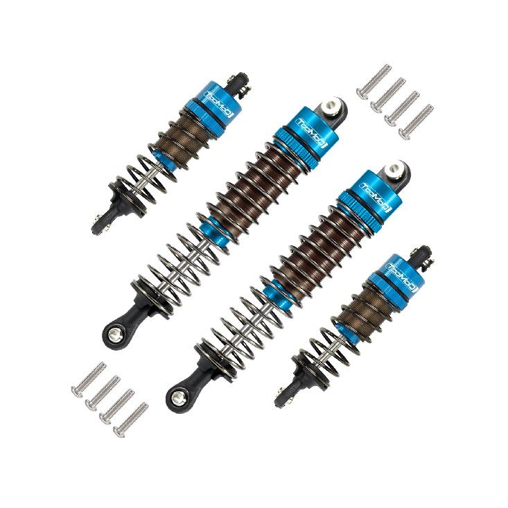 

70MM/95MM front and rear oil filled shock absorber kit for Tamiya RC TT-02B DT-02 DT-03 DT-04 1/10 Buggy Car синій
