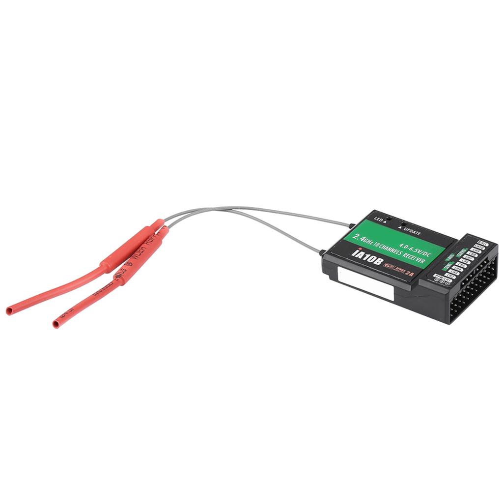 FS IA10B 2.4 Channel Receiver with PPM Output and iBus Port for RC Helicopters Drones and Airplanes