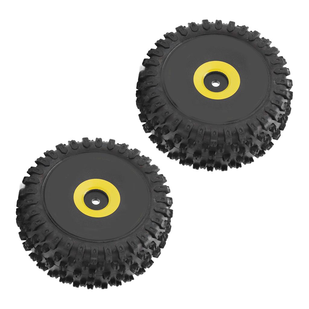 2 Stück RC Räder RC Auto Hinterreifen Gummiräder und Reifensatz für WLToys 144010 114 Fernsteuerung