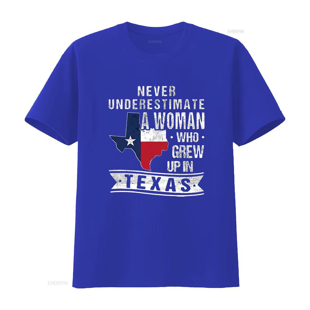 Women Texas Flag Map Vintage Girl S Fashionable T Shirt with Eye Catching Print Vintage Washed Stylish Stretched