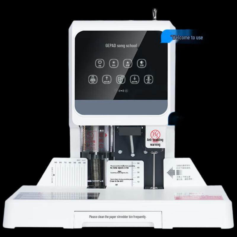 GEPAD Automatic Electric Financial Document Binding and Punching Machine