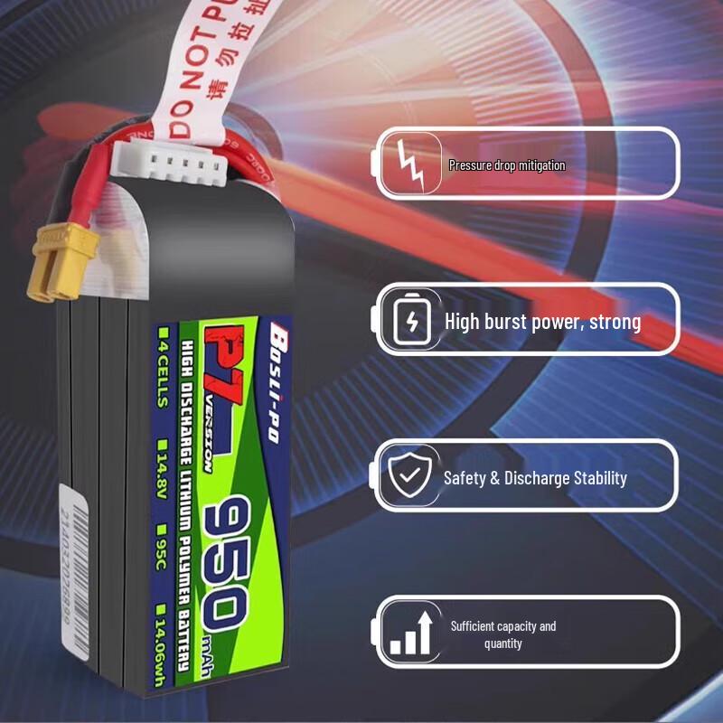 Zhihuishi FPV Racing Drone LiPo Battery CN plug (adapter included)