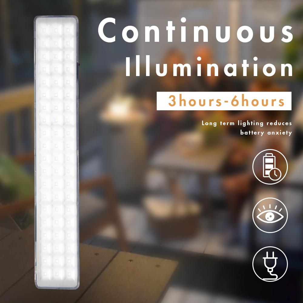 60LED Handheld Camping Light Portable Lantern 2 Modes Hanging Tent Light Rechargeable Night Outdoor Emergency Lighting
