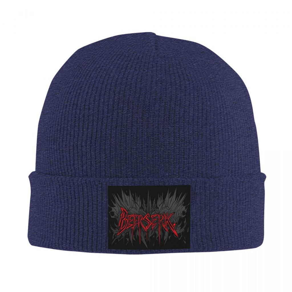 Berserks Letter Logo Warm Knitted Cap Winter Knit Bonnet Hat Skullies Beanies Hip Hop Caps for Unisex