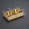 Creative Nine Palace Tableware Hotpot Restaurant Barbecue Restaurant Divided Food Sauce Dish Set Plate Platter Bamboo Wood Box