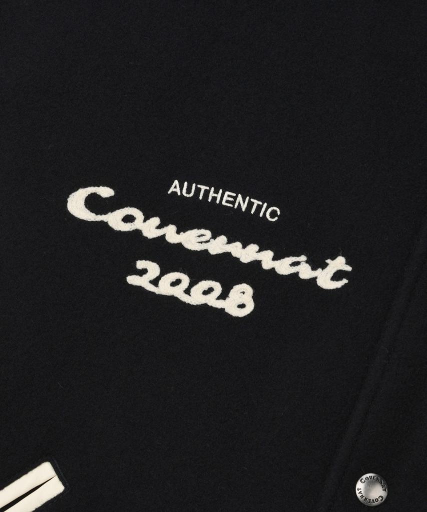 COVERNAT Diploma C Logo Wool Varsity Dark Navy