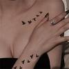 Charm Suitable For Arms Temporary Tattoo Stickers Waterproof Unisex Realistic A Sheet Collarbones Swallows Flying South Non-Reflective Fake Tattoos