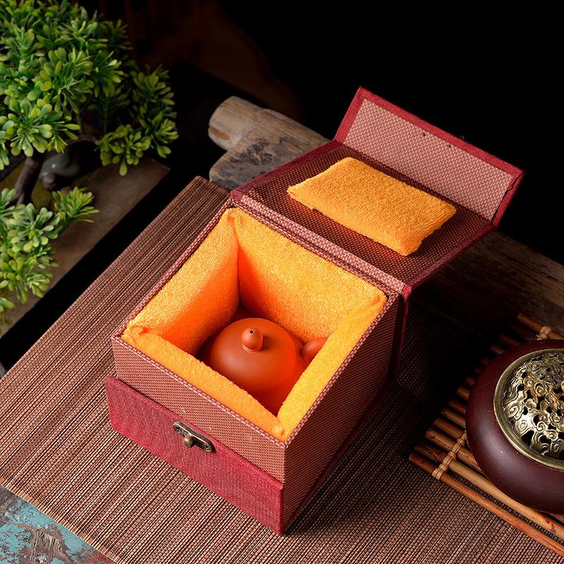 Hand-pulled pot Zhu clay pot Zisha pot Zhang's all hand-made teapot Household small pear-shaped pot Kung Fu tea set