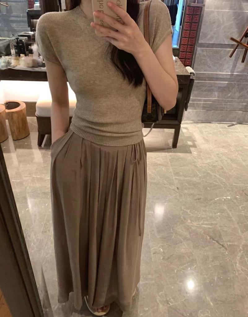 2023 Frühling/Sommer Vielseitige Baumwollleinen Bindehose Retro Culottes