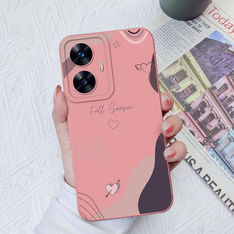 For OPPO Realme C55 C35 C33 C31 Phone Case Upgrade Camera Protection Liquid Silicone Bumper Cover For Realme C 55 35 33 31 Shell
