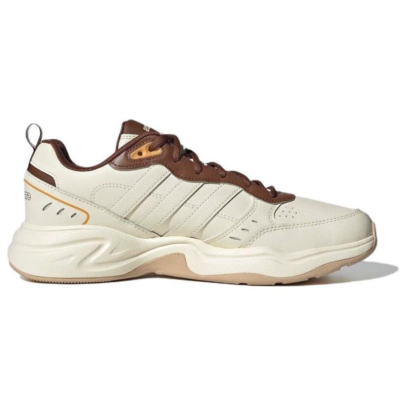 Adidas Neo Strutter Comfortable Versatile Trendy Slip-Resistant Durable Low-Top Casual Shoes Unisex Sneaker Beige Brown ID3566
