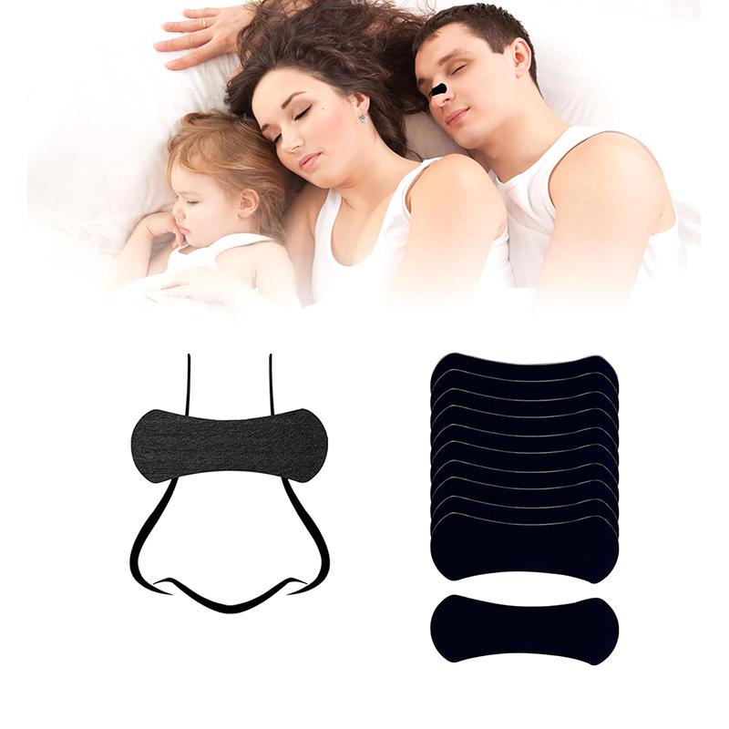 10 Stück Nasenatmungsstreifen für besseren Schlaf Schweißfest Sport Anti-Schnarchen - Verbessern Sie Ihren Atemkomfort während der Aktivität