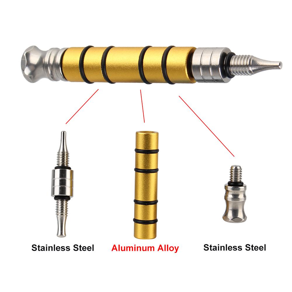 Werkzeug zur Dellenreparatur Auto Dellenreparaturwerkzeuge Legierung mit Magnet 4 in 1 Schlaghammer Abklopfwerkzeuge Abklopfer-Werkzeugsatz