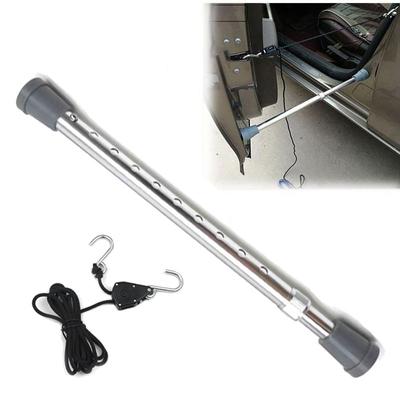 Auto Hood Support Column 40-63cm Car Repair Tool With Rope Adjustable Length Telescopic Rod Metal Rod Be Non-Slip Dent Repair