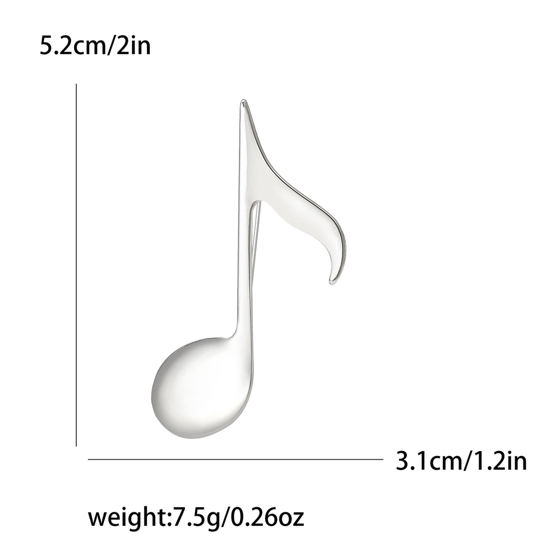 

Брошь Cross Personality Trend Music Note Retro Fashion Temperament Женская одежда Аксессуары