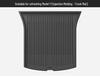 Eco-Friendly TPE Car Floor Mats for 2019-2025 Tesla Model Y, Left/Right Drive.