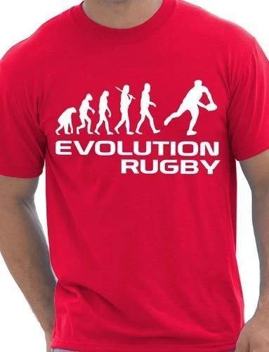 Evolution of Rugby Sport Mens T Shirt Gift Size S-XXL L
