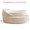 Hand Woven Basket Laundry Basket Storage Office Sundries Handmade Knitting Cotton Hamper