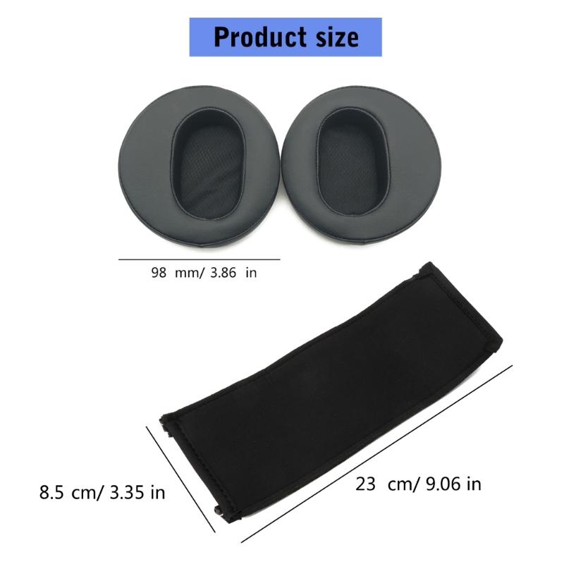 Earpads Memory Sponge Ear Cushions Headband For AH-D2000 D5000 D5200 D7000 D7200 Headphones Ear Covers Optional