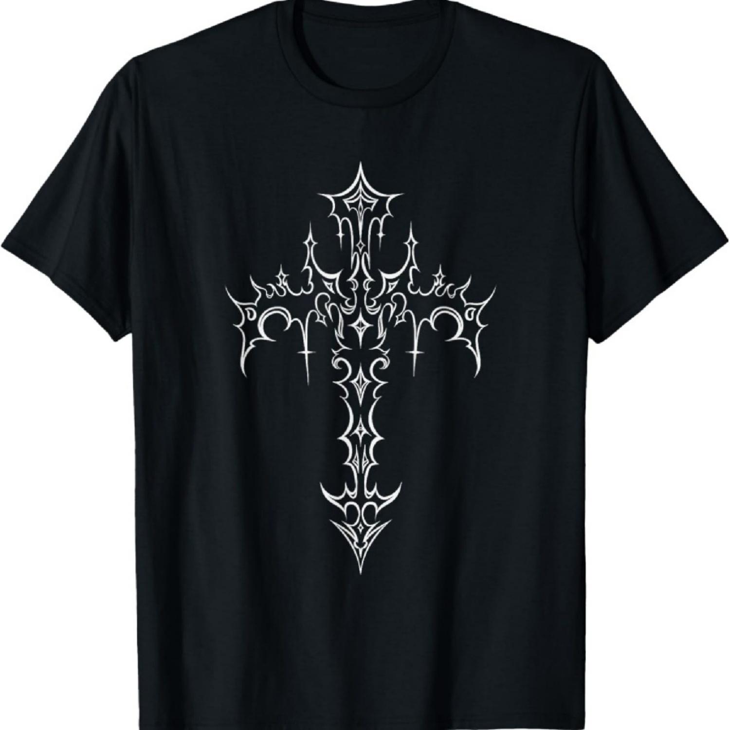 

Gothic Cross Grunge Aesthetic Mall Goth T-Shirt XXXXXL чорний