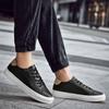 Men Shoes Classic Men's Lace Up Genuine Leather Shoes Men's Fashion Casual Wear-resistant Shoes Wild Non-slip Board Shoe