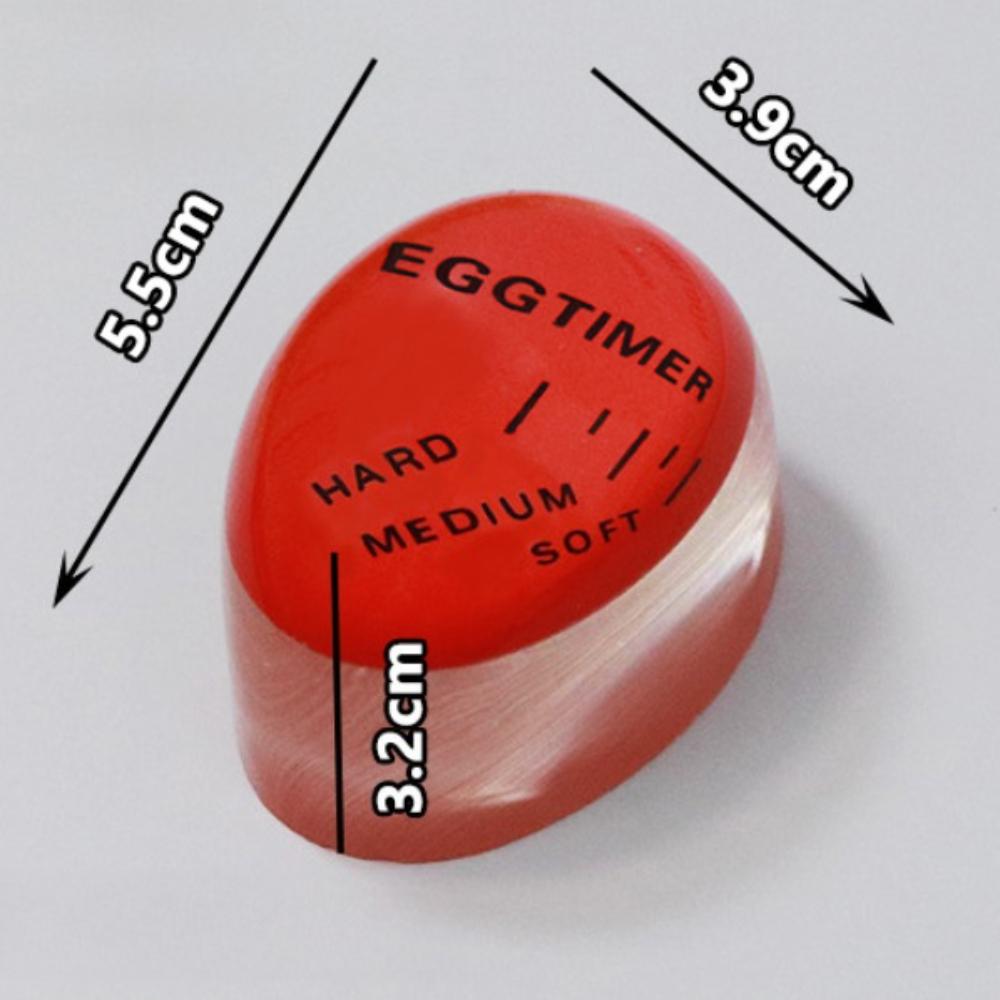 Egg Timer&Alarm Clock for Kitchen - Perfect Soft/Medium/Hard Boiled Eggs Decorative Cooking Tool with 3-Stage Doneness Indicator