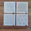 Sashiko Embroidery Stencil Tool - Seven Treasures & Daisy Styles