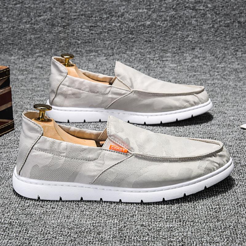Pánské Boty Letní Plátěné Boty Prodyšné Pohodlné Outdoor Nazouváky Vycházkové tenisky Klasické mokasíny Pro muže