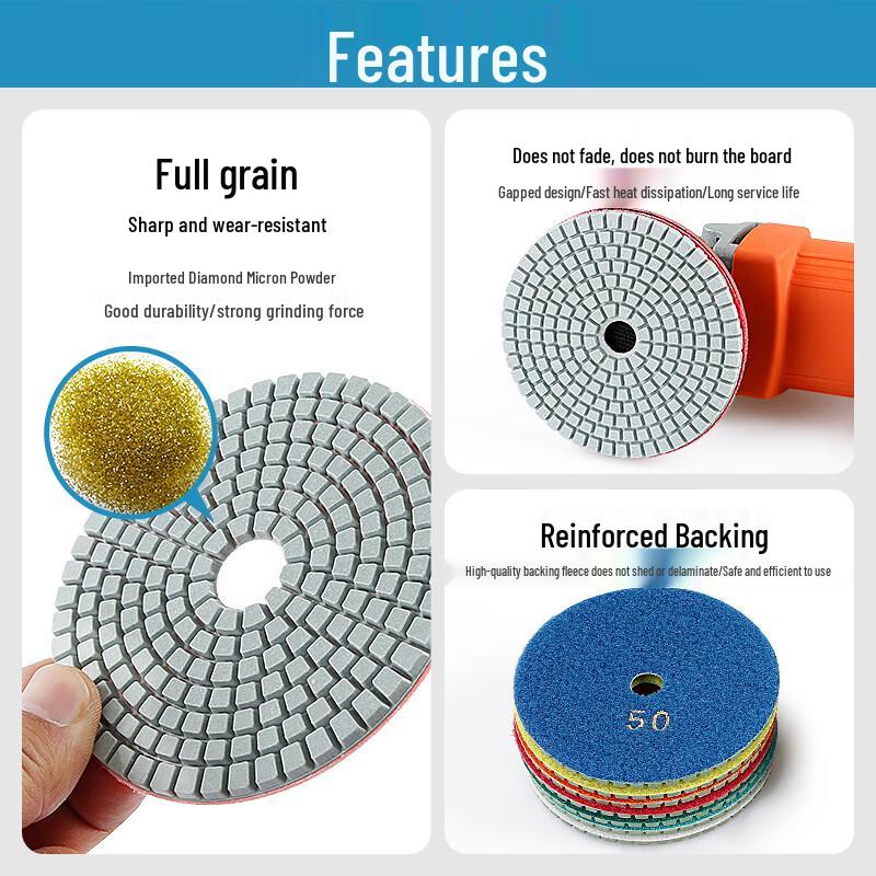 Rodeli Wet Polishing Pads for Stone