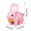 Electronic Rabbit Toy Simulated Bunny Doll Interactive Plush Figures Hopping Robotic Animal Jumping toys birthday gifts for Kids