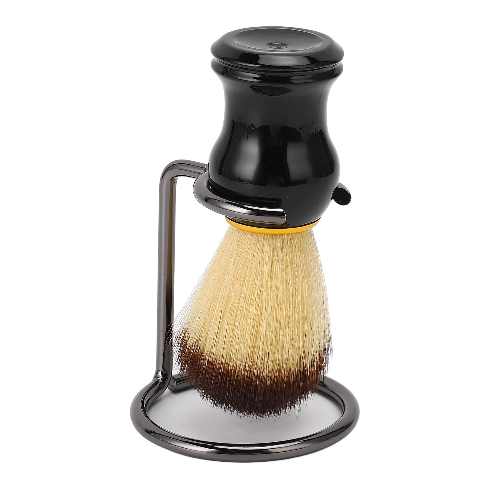 

Помазок для бритья с подставкой для мужчин, помазок для влажного бритья с подставкой для крема для бритья и мыла