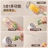 Silicone Cup Brush Five-in-one Long-handled Baby Bottle Straw Water Cup Cleaning Detachable Multi-functional Cleaning Brush