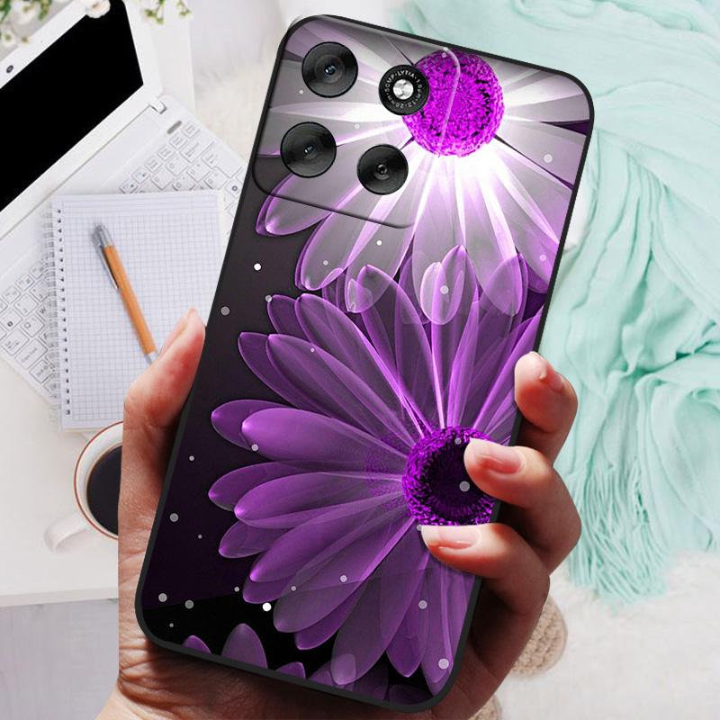 Für Motorola Moto G86 Power Hülle Löwe Wolf Silikon Weiche Rückabdeckung Für Moto G56 G86Power Handyhülle Moto G56 Schutzhülle